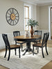 Loganeer Extension Dining Table and 4 Chairs