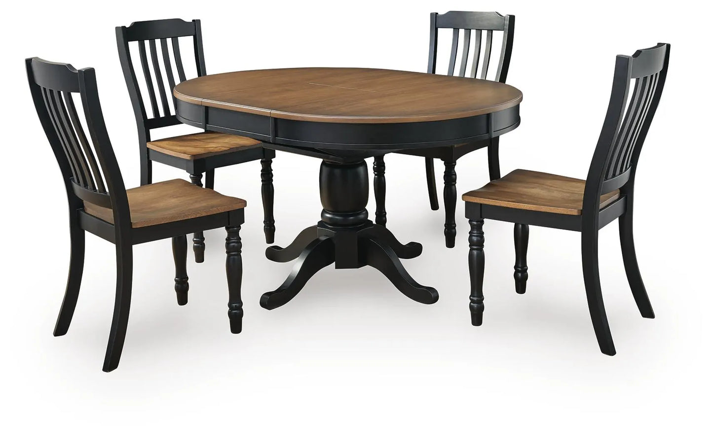Loganeer Extension Dining Table and 4 Chairs