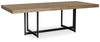 Mesa extensible de comedor Tomtyn