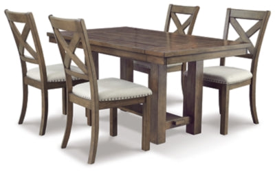 Mesa de comedor Moriville y 4 sillas
