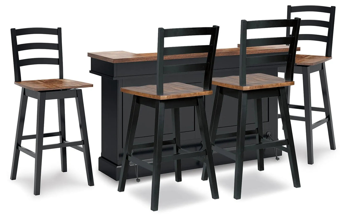 Wildenauer Bar Table and 4 Barstools