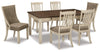 Mesa de comedor Bolanburg con 6 sillas