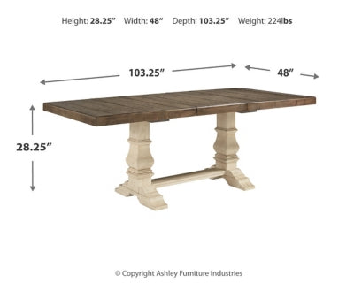 Mesa de comedor extensible Bolanburg