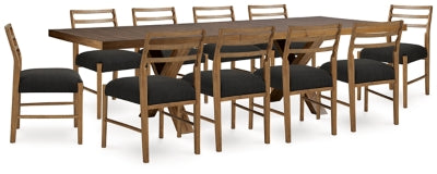 Mesa de comedor Steenlage y 10 sillas