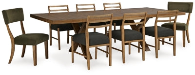 Mesa de comedor Steenlage y 8 sillas