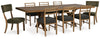 Mesa de comedor Steenlage y 8 sillas