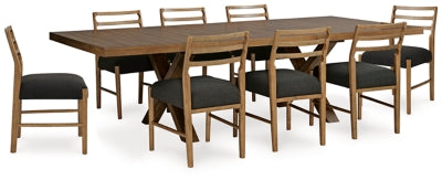 Mesa de comedor Steenlage y 8 sillas