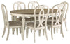 Mesa de comedor Realyn y 6 sillas