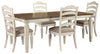 Realyn Extension Dining Table and 4 Chairs