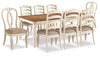 Mesa de comedor Realyn con 8 sillas