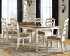 Realyn Extension Dining Table and 6 Chairs