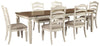 Realyn Extension Dining Table and 6 Chairs
