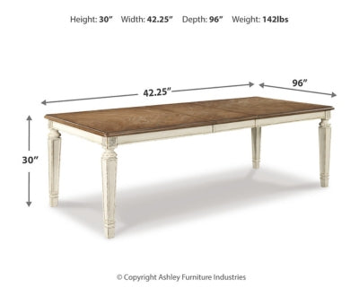 Mesa extensible de comedor Realyn