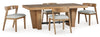 Kristiland Dining Table and 4 Chairs