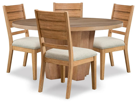 Mesa de comedor y 4 sillas Kristiland