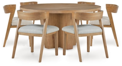 Kristiland Dining Table and 6 Chairs