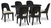 Mesa de comedor Rowanbeck y 6 sillas