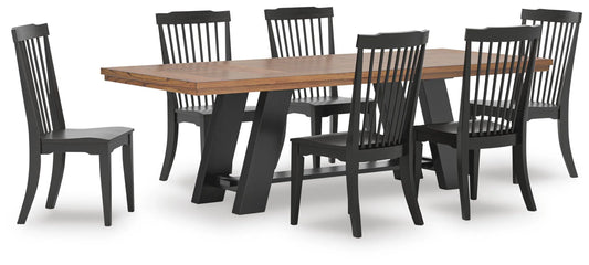 Chadworth Extension Dining Table and 6 Chairs