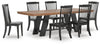Chadworth Extension Dining Table and 6 Chairs