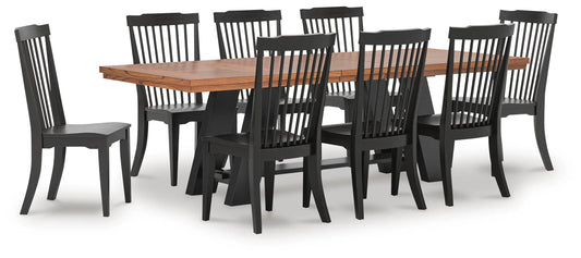 Chadworth Extension Dining Table and 8 Chairs