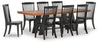 Chadworth Extension Dining Table and 8 Chairs