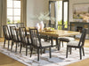 Galliden Extension Dining Table and 10 Chairs