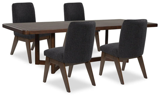 Kendamor Extension Dining Table and 4 Chairs