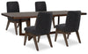 Kendamor Extension Dining Table and 4 Chairs