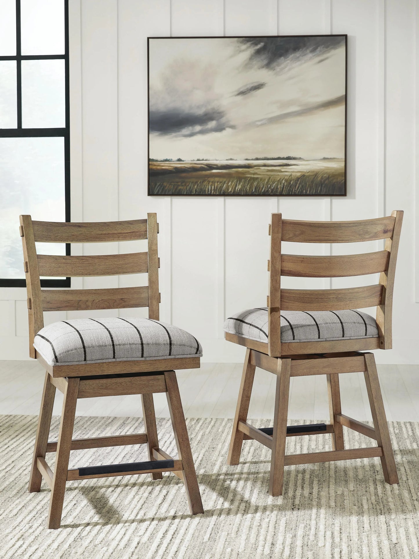 Ridgester Counter Height Swivel Barstool