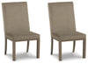 Silla de comedor Chrestner (juego de 2)