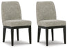 Silla de comedor Burkhaus (juego de 2)