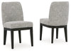 Silla de comedor Burkhaus (juego de 2)