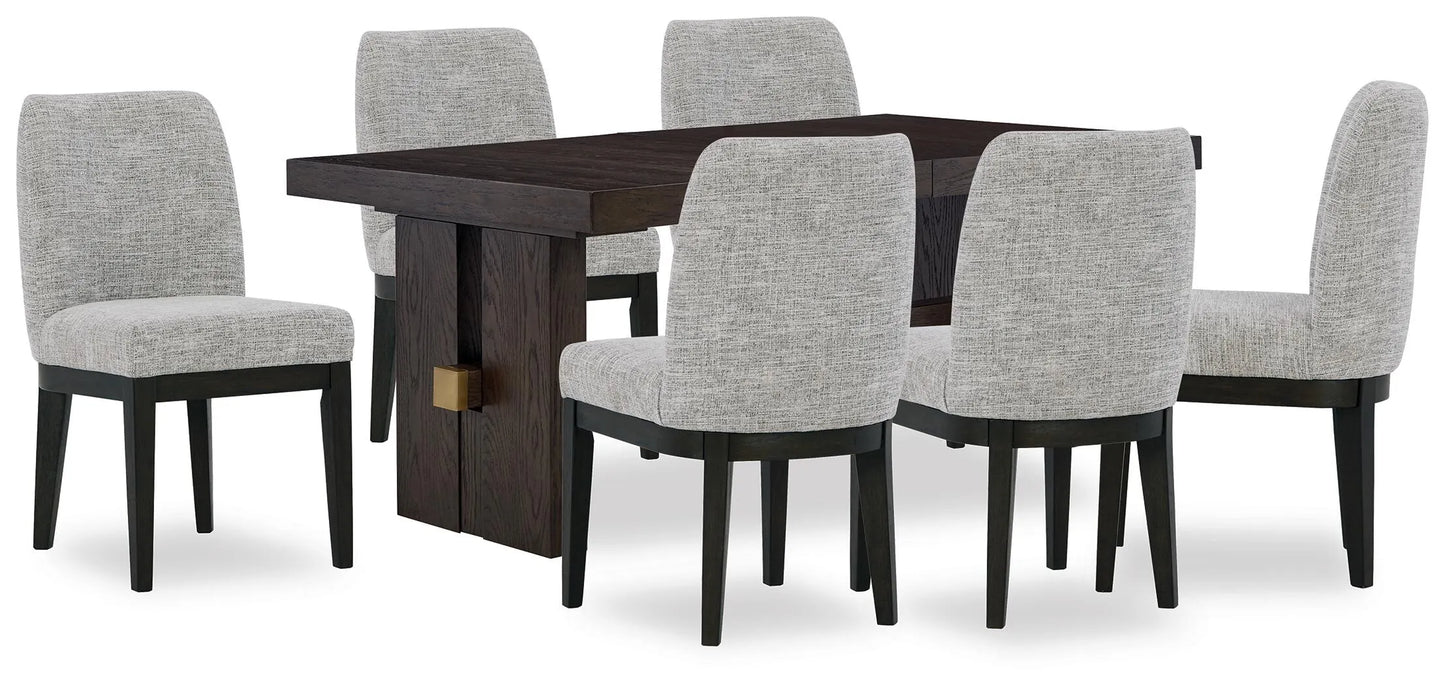Mesa de comedor y 6 sillas Burkhaus