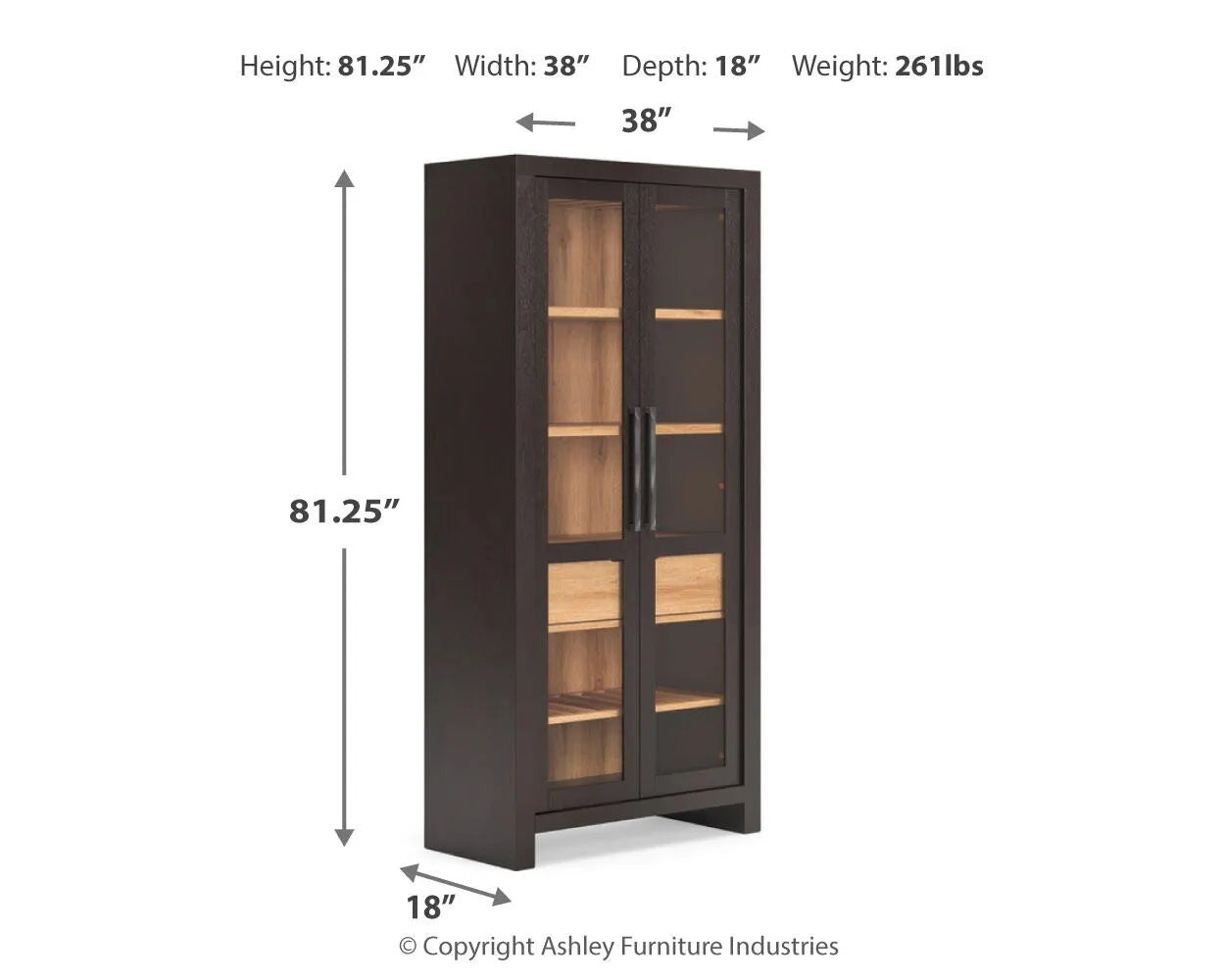 Bracken Display Cabinet
