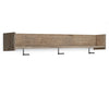 Perchero de pared con estante Oliah