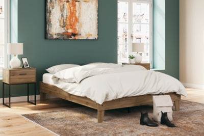 Cama Queen con plataforma Deanlow