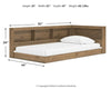Deanlow Twin Bookcase Storage Bed