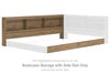 Deanlow Bookcase Storage with Side Rail