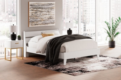 Cama Queen con plataforma y paneles Socalle