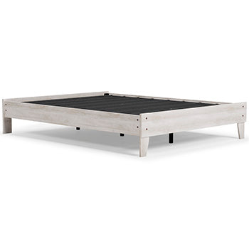 Cama Queen con plataforma Shawburn