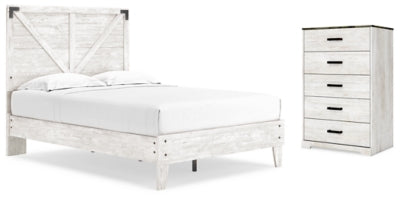Cama Shawburn con paneles completos y cómoda