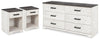 Shawburn Dresser and 2 Nightstands