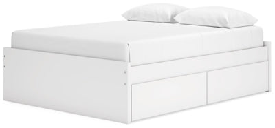 Cama Queen Onita con plataforma y dos laterales de almacenamiento