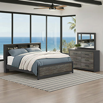 Jonnifer King Bookcase Headboard