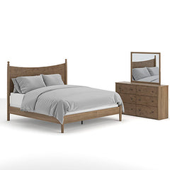 Linden Row Full Post Panel Footboard with Rails