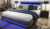 Cayberry Queen Upholstered Headboard/Footboard/Roll Slats