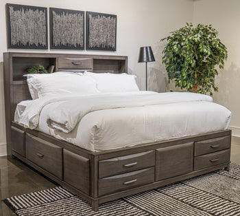 Triscanna Queen Storage Rails and Footboard