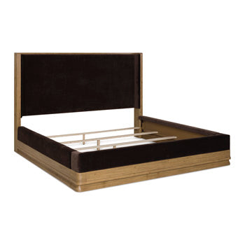 Avelo Queen Upholstered Panel footboard with Slats
