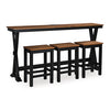 Wildenauer Counter Height Dining Table and 3 Barstools Set