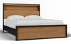 Kozmour Queen Bookcase Complete Bed Frame